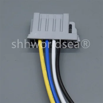1 комплект 4-контактных 2,8 ММ 7283-2105-40 Серый Автомобильный Электрический кабель с незапечатанной розеткой, Штекер с клеммой