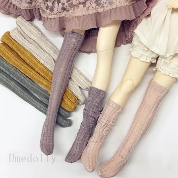 1 пара носков для кукол BJD ярких цветов, чулок для одежды и аксессуаров для кукол 1/3, 1/4 BJD