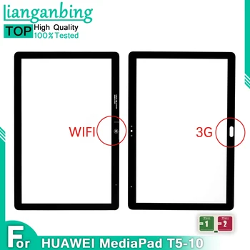 10,1”Сенсорный Для Huawei MediaPad T5 10 AGS2-L09 AGS2-W09 AGS2-L03 AGS2-W19 Сенсорный Экран Переднее Стекло Внешняя Стеклянная панель Объектива