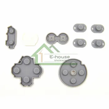 [10 компл. / лот] Замена оригинальных токопроводящих резиновых прокладок для ремонта кнопок Wii U Pad