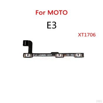 10 шт./лот для Motorola MOTO E3 XT1706 Кнопка включения Кнопка регулировки громкости Включение/выключение звука Гибкий кабель