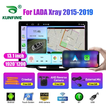 13,1-дюймовое Автомобильное радио для LADA Xray 2015-2019 Автомобильный DVD GPS Навигация Стерео Carplay 2 Din Центральная мультимедиа Android Auto