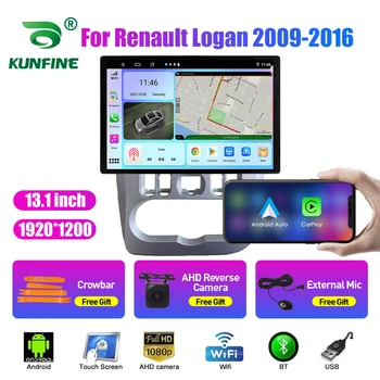 13,1-дюймовое автомобильное радио для Renault Logan 2009-2016 Автомобильный DVD GPS Навигация Стерео Carplay 2 Din Центральный мультимедийный Android Auto
