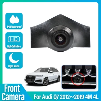 140 ° HD 1080P Камера Переднего Обзора Для Audi Q7 2012 2012 2014 2015 2016 2017 2018 2019 4M 4L HD CCD Автомобильная Передняя Решетчатая Камера