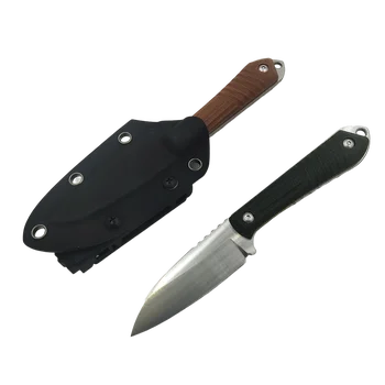 14C28N Нож с фиксированным лезвием для спасения на открытом воздухе, Кемпинг, Охота, Тактическое снаряжение для выживания EDC, Острый нож с ножнами Kydex