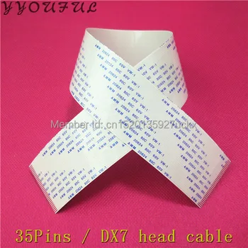 16X Прочный головной кабель DX7 35 контактов для широкоформатного принтера Allwin Zhongye Xuli Human Titan-jet Taimes head board кабель для передачи данных 40 см