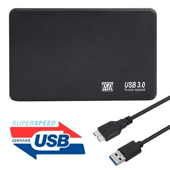 2,5-дюймовый Корпус жесткого диска USB3.0-SATA3, 8 ТБ Жесткого диска, Внешний SSD-накопитель, Портативный Жесткий Диск С Кабелем USB C для жесткого диска SATA 1/2/3