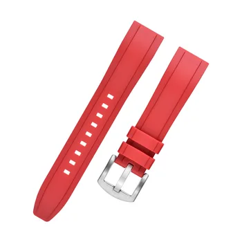 20 мм резиновый ремешок для часов для дайвинга, водонепроницаемый силиконовый спортивный браслет на запястье, ремешок для часов Seiko Diver Scuba для Casio