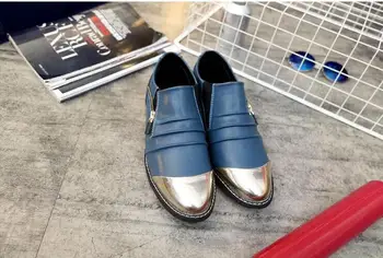 2018 высококачественные кожаные мужские модельные туфли Оксфорды для мужчин, официальные свадебные туфли, золотые туфли-лодочки, мужские туфли