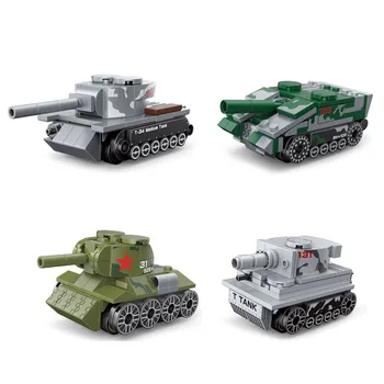 2022 Военная армия Мировая война WW2 SWAT Полицейские Солдаты Модель танка Строительный блок Кирпичи Детские игрушки