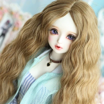 2023 Кукольный парик Bjd 1/3 1/4 1/6 1/8 аксессуары для кукол различных цветов длинные вьющиеся волосы