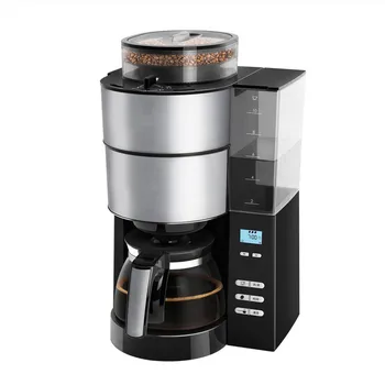 2023 Новая бытовая автоматическая кофемолка-кофемашина с зерновым порошком двойного назначения 220 В, автоматический ручной перфоратор