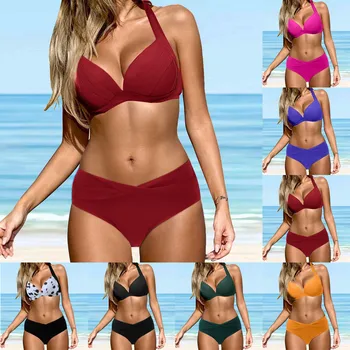 2023 Новые многоцветные сексуальные облегающие женские купальники-бикини Slim Fit Collect