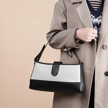 2023 г., холщовый материал в корейском стиле, модная сумка с ручкой на одно плечо большой емкости