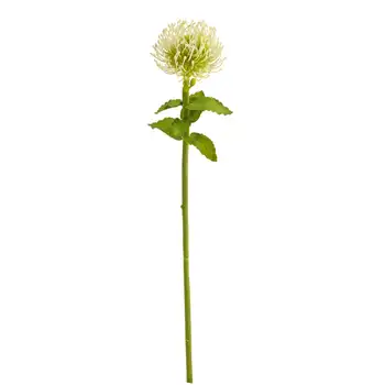 24 дюйма. Искусственный цветок-подушечка для булавок (набор из 6 штук), белый