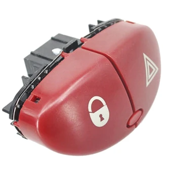 2X Переключатель Аварийной Сигнализации Кнопка Включения Опасного Освещения Для Peugeot 206 207 Citroen C2 6554L0 96403778JK