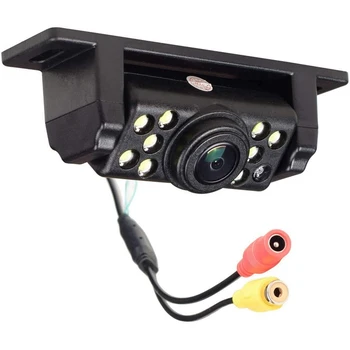 3-кратная автомобильная резервная камера заднего вида с широким углом обзора 170 °, 9 светодиодных ламп сверхчистого ночного видения