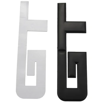 3d Наклейка с логотипом Gt для автомобиля, Модная наклейка для декора автомобиля для Focus 1 2 3 7 Mondeo Черный