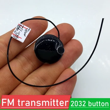 400-470 МГЦ УВЧ FM-передатчик мини беспроводной микрофон аудио УВЧ аудио передатчик 2032 кнопка для Приемника рации 433 МГц