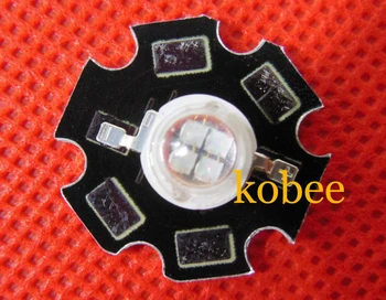 5 Вт УФ светодиодный диод 395НМ Ультрафиолетовый Сливовый светодиодный светильник фиолетовый светодиодный светильник