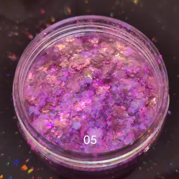 5 граммов интенсивных хлопьев-хамелеонов цвета Cany Opal Multichrome Eyeshadow Flakes