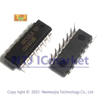 50 ШТ CD4001BE DIP-14 CD4001 CMOS Quad с 2 входами NOR Gate 14-PDIP Микросхема IC
