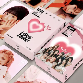 55 шт./компл. Kpop Idol Kep1er Новый альбом LOVE STRCK! Открытки Lomo, фотокарточки, фотокарточка, открытка для коллекции фанатов, подарок
