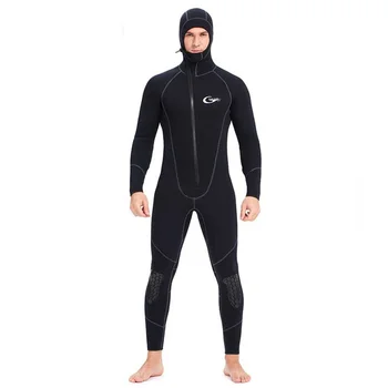 7-миллиметровый неопреновый гидрокостюм для мужчин и женщин, водолазный костюм для всего тела, Подводная охота, подводное плавание, серфинг, гидрокостюм, Глубоководный термальный купальник