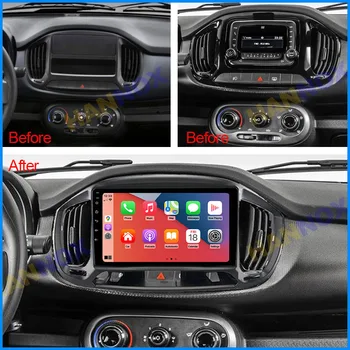 9-дюймовый автомобильный радиоприемник для Fiat Uno 2014 2015 2016 2017- 2022 Мультимедийный видеоплеер Авто стерео Android WIFI BT CarPlay DSP Без DVD