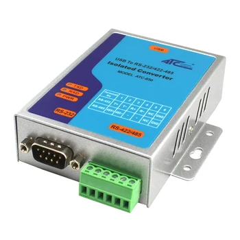 ATC-850 от rs232 до rs485 / 422 с активной высокоскоростной фотоэлектрической изоляцией промышленного класса, преобразователь USB в последовательный порт.