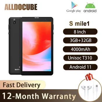 Alldocube S mile1 8-дюймовый 3G RAM 32 ГБ ROM 4G LTE Wifi Портативные развлекательные планшеты Drama Chasing