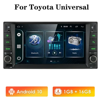 Android 10 OSSURET Универсальное Автомобильное GPS-Навигационное Радио Для Toyota Camry Alphard Echo Rush Allion Auris Celica Yaris FM-КАРТЫ RAV4