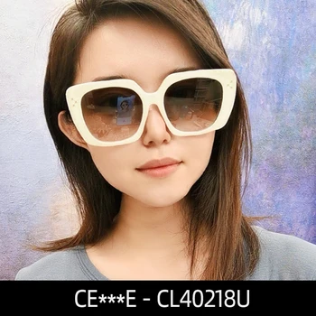 CL40218U Модные солнцезащитные очки женские ацетатные квадратные красочные очки oculos de sol UV400 женские Сделано в Италии Бренд CxLxx
