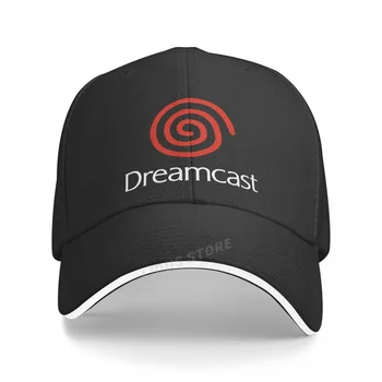 Dreamcast Ретро Игровая консоль Бейсболка Шляпа Хип-Хоп с черным принтом Летняя Повседневная Спортивная Весенняя Шапка Женская Рыбка
