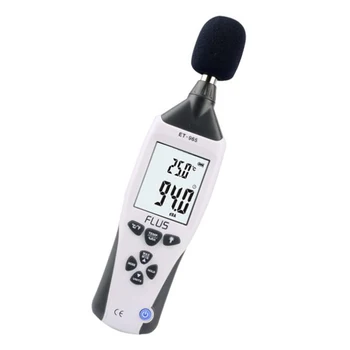 FLUS ET-965 Многофункциональный измеритель окружающей среды 5 в 1, измеритель освещенности, уровня звука, влажности /температуры, Анемометр