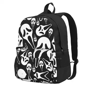 Ghostface Repeat V2 Рюкзак для подростков, студентов колледжа, дорожные сумки для ноутбука Ghostface Scream Horror Страшный Жуткий Макабр