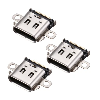 HFES 3X Порт зарядки USB Type-C, Ремонт разъема для зарядного устройства для Nintendo Switch