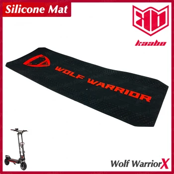 Kaabo Wolf Warrior X Силиконовый коврик Ковровая дорожка для ног 10-дюймовый Электрический Скутер Запасные Части Аксессуары Красный Черный