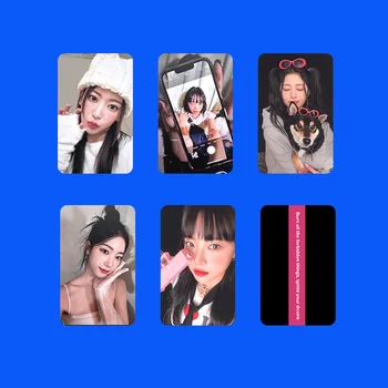 Kpop Idol 5 шт./компл. Lomo Card LESSERAFIM Альбом Открыток 