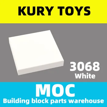 Kury Toys Сделай сам MOC для 3068 деталей из строительных блоков для плитки 2 x 2 с пазом для пластины