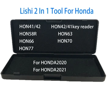 LISHI 2 В 1 HON58R HON63 HON66 HON70 HON41/42 HON42/41 считыватель ключей Для Honda/ Мотоциклы LISHI TOOLS Для HONDA 2020