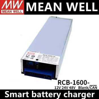 MEAN WELL RCB-1600-12/24/ Фронтальное зарядное устройство 48 В 1600 Вт для монтажа в стойку, крупномасштабный ИБП постоянного тока или система аварийного резервного копирования.