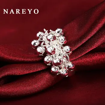 Nareyo Модные украшения из стерлингового серебра 925 пробы с подвесками Виноградные кольца для женщин Размер 6 7 8 9 10