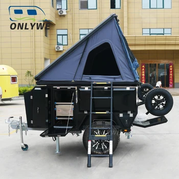ONLYWE Factory Внедорожный фургон RV Camper Австралийского стандарта Mini Caravan Pop Tent Travel Trailer