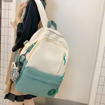 Qyahlybz, детская школьная сумка, женский рюкзак для младших классов средней школы, японские рюкзаки для студенческого городка для отдыха