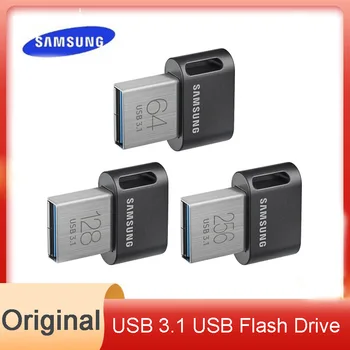 Samsung Оригинальный USB флэш-накопитель 64G 128G 256G Samsung Fit Plus USB флэш-накопитель USB3.1 tell 300 Мбит/С mini U disk