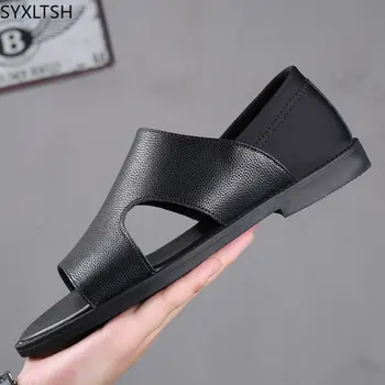 Sandals Women 2023 Leather Shoes for Men Sandals Luxury Designer Gladiator Sandals Summer Shoes for Men сандалии мужские летние