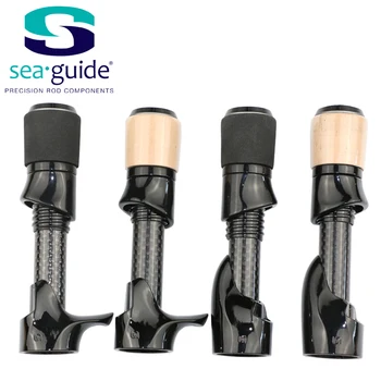 SeaGuide 1Set Размер 16 2A Пробка EVA Алюминиевая отделка капота Набор катушек для спиннинга, аксессуары для ремонта строительных компонентов для удилищ своими руками