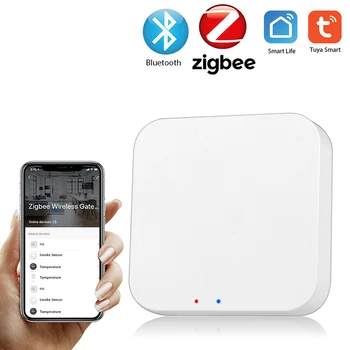 Tuya Zigbee 3.0 Gateway HUB Беспроводной Мост для Умного Дома Smart Life Пульт Дистанционного Управления 3 В 1 Wifi Многорежимный Беспроводной Умный Шлюз