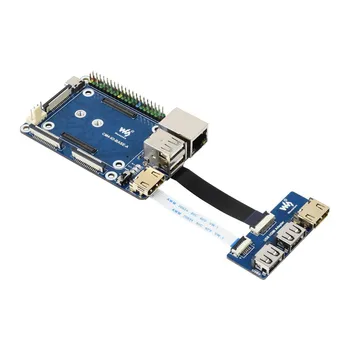 USB-HDMIадаптер для CM4-IO-BASE, адаптирующий разъем FFC к стандартному разъему